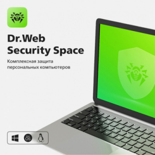 DrWeb Security Space, Рабочие станции:4, 12 мес, продление